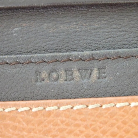 AUTH LOEWE Leather Card Case Holder Brown - Picture 6 of 6